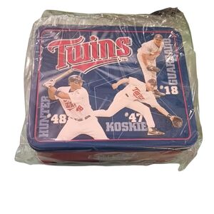 Twins Baseball Rare 2002 Promotional Lunch Box